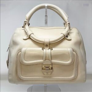 Jimmy Choo Leather Tahula Hillary Doctor Bag